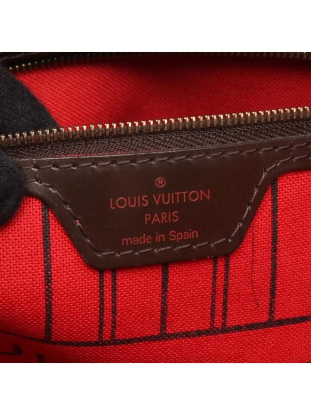 Louis Vuitton Tote Neverfull MM Canvas Leather